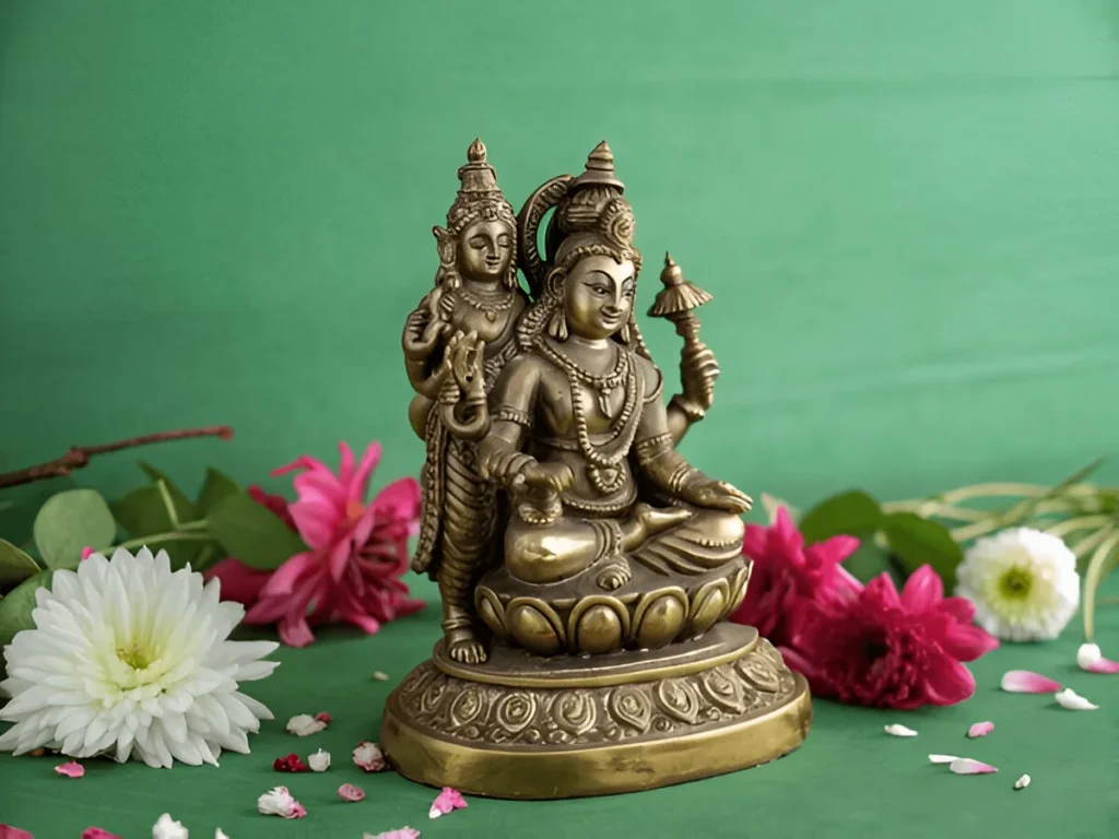 Hindu God Brass Statue