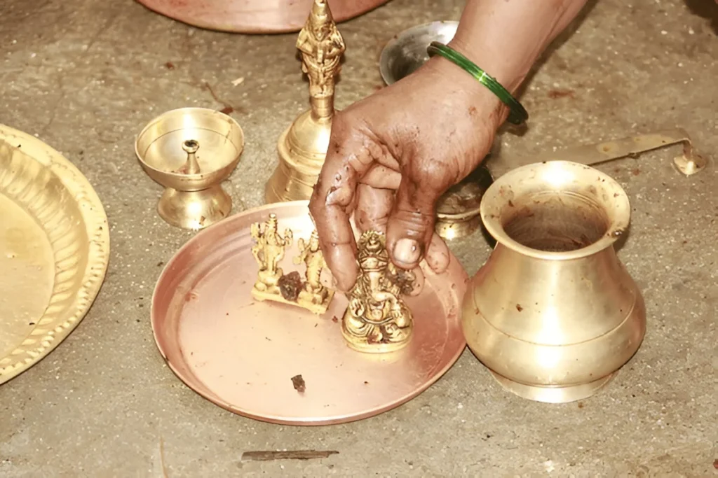 Hindu God Brass Statue